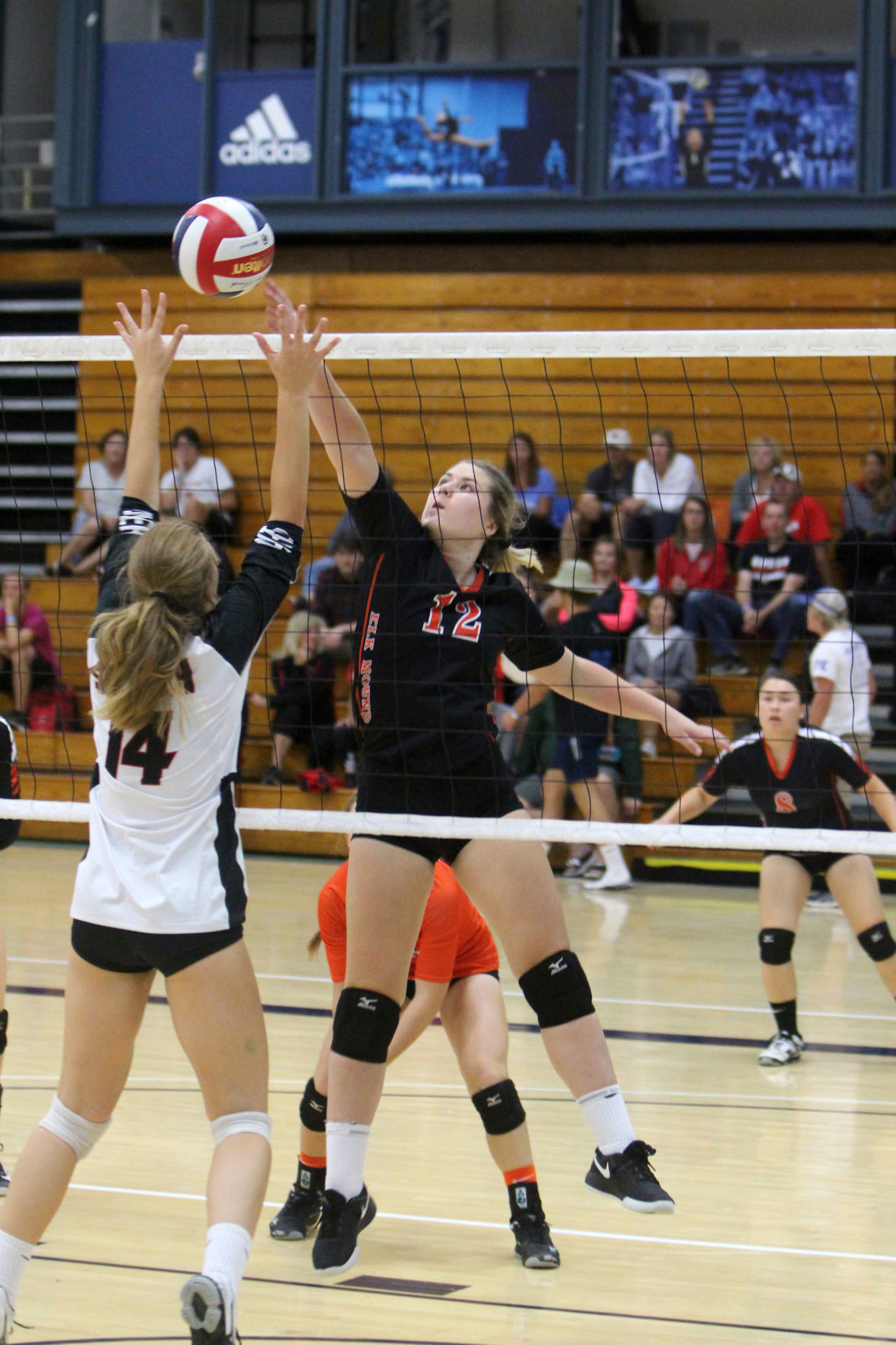 Prep volleyball sprawl at UW-Stout 8-31-19
